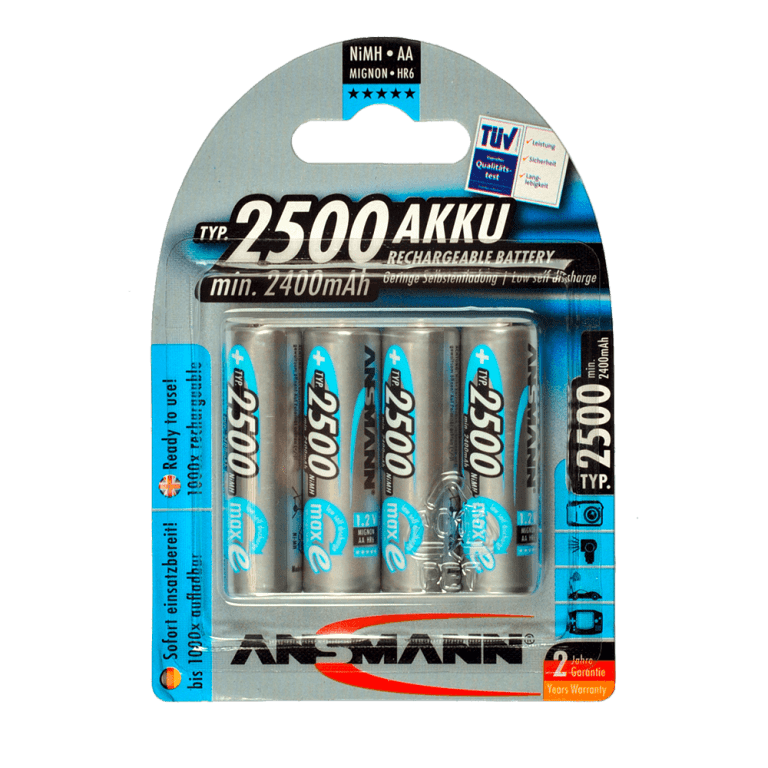 Battery Set large 4xAA / Rechargeable 2400 mAh